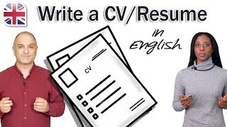 How to Write a CV in English - Tips to Write a Great Resume in English