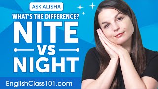 Nite vs Night: Which is Correct? |  English Grammar for Beginners