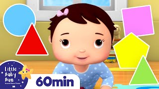 Color Shapes Song +More Nursery Rhymes and Kids Songs | Little Baby Bum