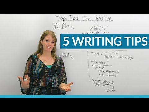 My TOP 5 Writing Tips (for all levels)