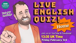 Live English Quiz #49 - Home
