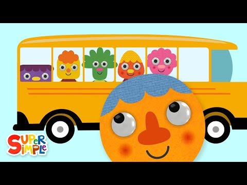 The Wheels On The Bus (2019) | Nursery Rhymes | Super Simple Songs