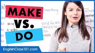 Make vs. Do