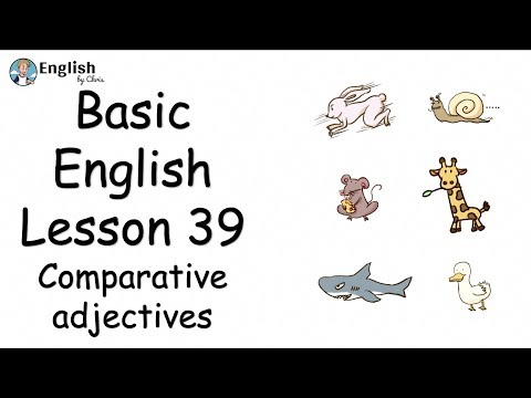 ผู้เริ่มต้น English - Lesson 39 - Comparative adjectives