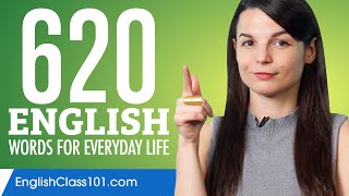 620 English Words for Everyday Life - Basic Vocabulary #31