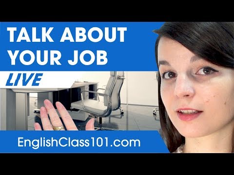 How to Talk about your Job in English - Basic English Phrases