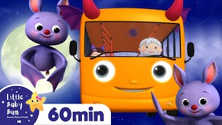 Spooky Halloween Wheels On The Bus! +More Nursery Rhymes and Kids Songs | Little Baby Bum