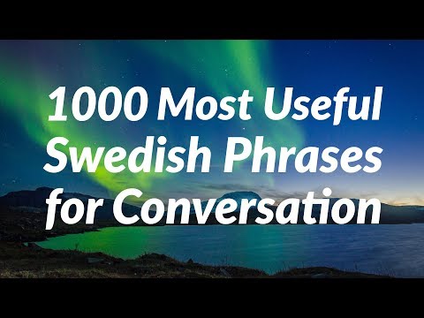 1000 Most Useful Swedish Phrases for Conversation
